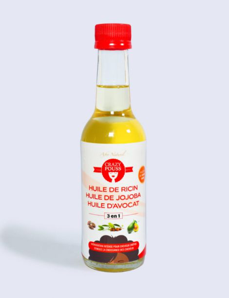 CRAZY POUSS - HUILE RICIN JOJOBA AVOCAT