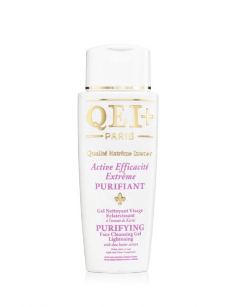QEI+ - GEL NETTOYANT VISAGE PURIFIANT ÉCLAIRCISSANT - EFFICACITÉ KARITÉ