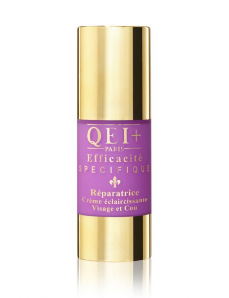 QEI+ - CRÈME ÉCLAIRCISSANTE VISAGE & COU SPÉCIFIQUE - EFFICACITÉ KARITÉ